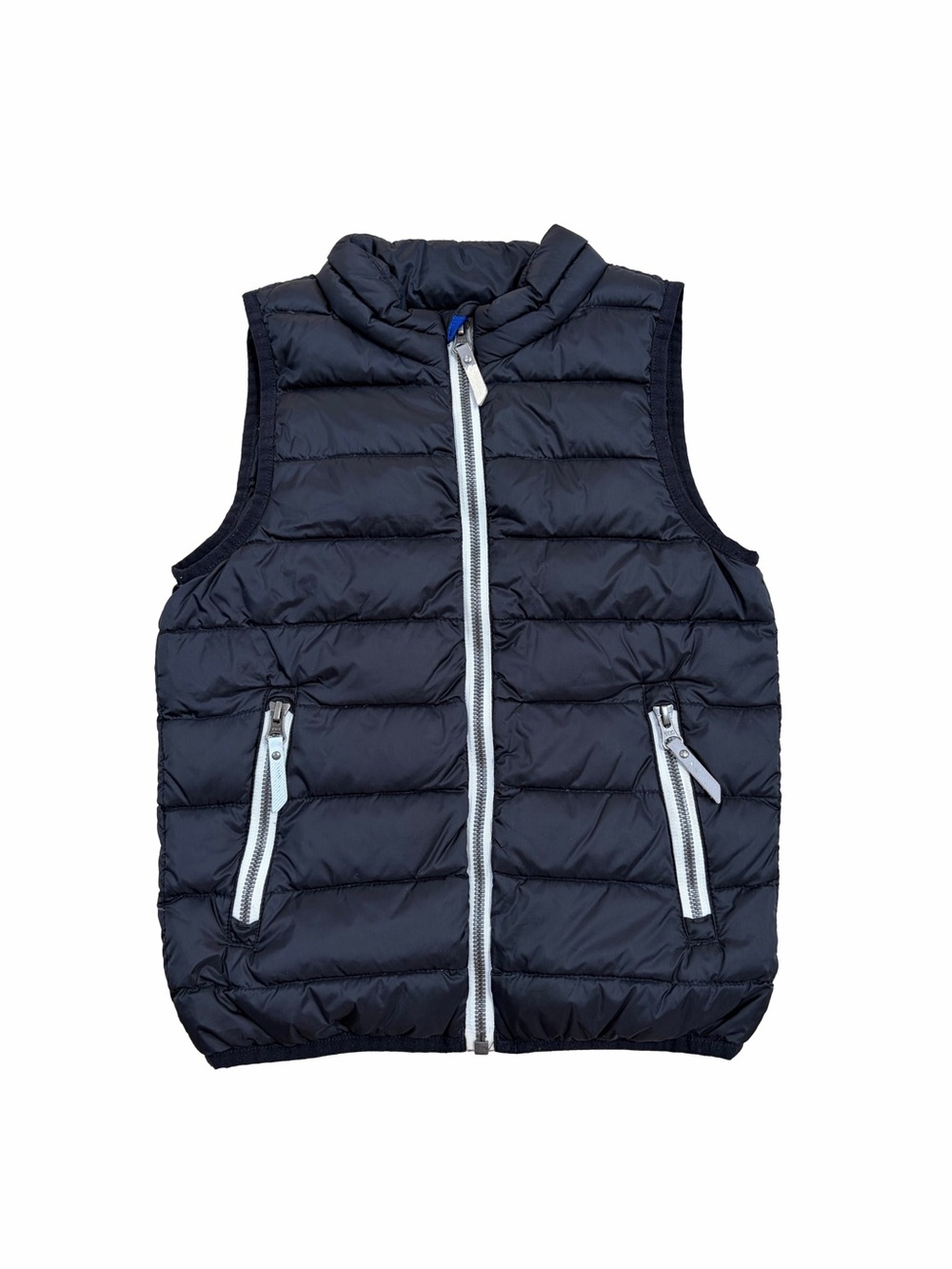 Hanna Andersson Size 120, 6-7, Black Down Fill Puffer Vest